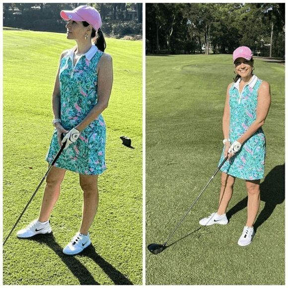 🏌️ LILLY PULITZER UPF 50+ Luxletic Silvia Dress with Pockets & Shorts XL NWT - Picture 14 of 16